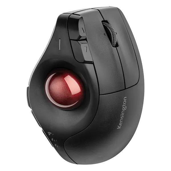 Pro Fit Ergo Vertical Wireless/Wired Trackball(黒版)上から