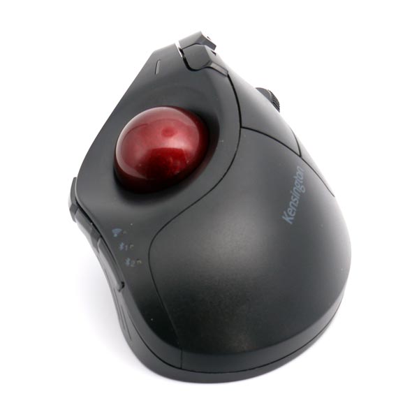 Pro Fit Ergo Vertical Wireless/Wired Trackball後ろから