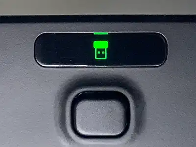 USB独自無線接続サイン